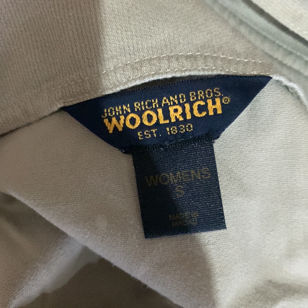 Woolrich khaki overall long dress  cottagecore 100% cotton - Picture 7 of 8